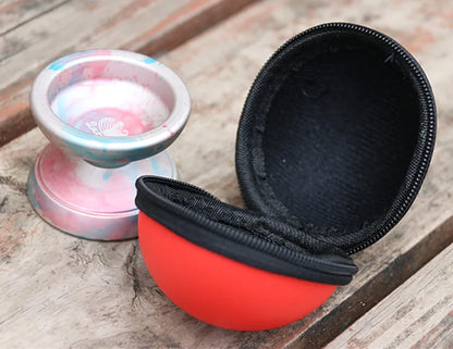 Professionelle YoYo-Tasche EDC glattes Leder Samt Gürtel hängen Schlüsselanhänger Fall. Für Yoyo unter 44,5X57mm