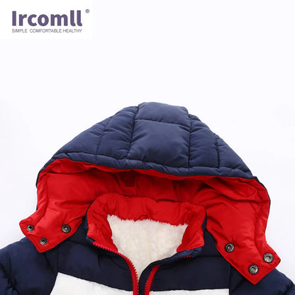 Ircomll Neue Mode Baby Winter & Herbst Kleidung neugeborene Overall Innen Fleece Strampler Herbst Overalls Kinder Oberbekleidung