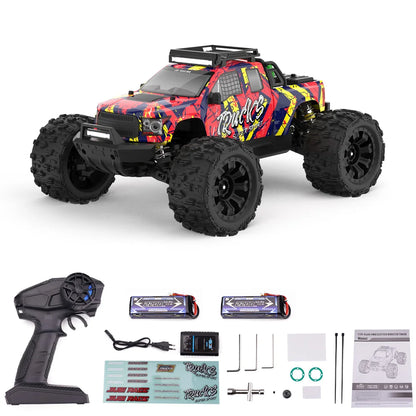 JIUSI PT14R MT14R 1/14 RC Rennwagen 3S Batterie 4WD 80 km/h Bürstenloser Motor 2,4G Fernbedienung 35C Hochgeschwindigkeits-Offroad-RC-Truck