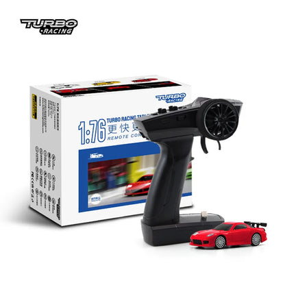 Turbo Racing 1:76 RC Auto C64 C63 Drift RC Auto mit Gyro C71 C72 C73 C74 C75 Flach lauf Fernbedienung Spielzeug für Kinder und Erwachsene