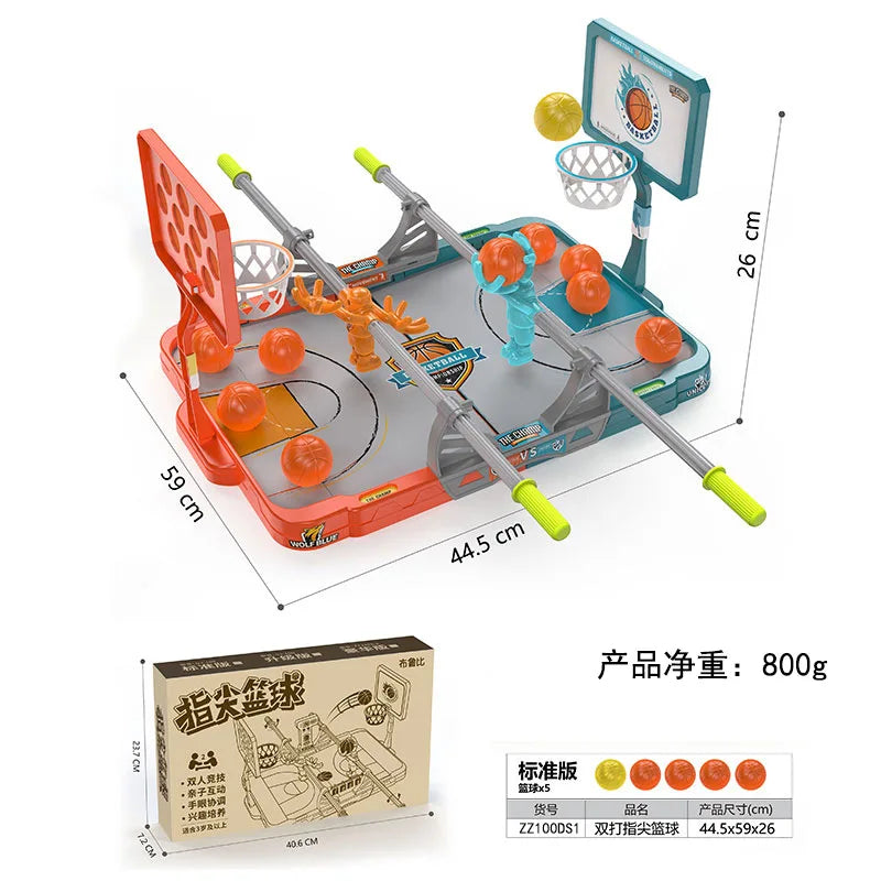 2025 Neuestes Desktop-Spiel für Kinder – Fingerspitzen-Basketball-Basketball-Schießbrett, Katapult, Fingerspitzen-Basketball-Tischspiele