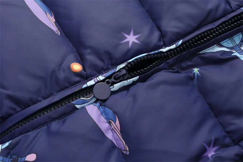 Kinder Winter Overalls wasserdichte Kapuze Mädchen Daunen jacke Baby Boy warmen Overall Kleinkind Mädchen Kunst pelz Ski anzug Kinder Schnee anzug