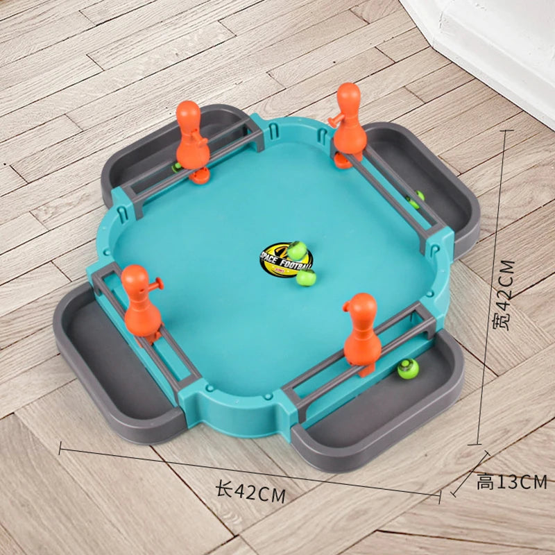Kinder Flipper Brettspiele Tischspielzeug Fußball Marmor Schießen Flipper Schlacht Soziales Spiel Spaß Familie Party Interaktives Spielzeug