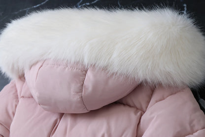 2024 neue Winter Baby Strampler Dicke Warme Infant Mit Kapuze Innen Fleece Overall Neugeborenen Jungen Mädchen Overalls Kleinkind Kleidung Set