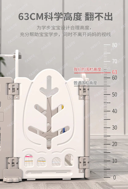 Kinderspielzaun Baby Indoor Haushalt Krabbelmatte Schutzzaun Baby Boden Kleinkind Sicherheitszaun Paradies