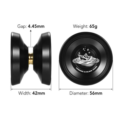 Neue professionelle Yo-Yo-Kugellager aus Edelstahl, farbiger Aluminium-Yo-Kugel, geeignet für Kinder und Anfänger, Advanced Clas