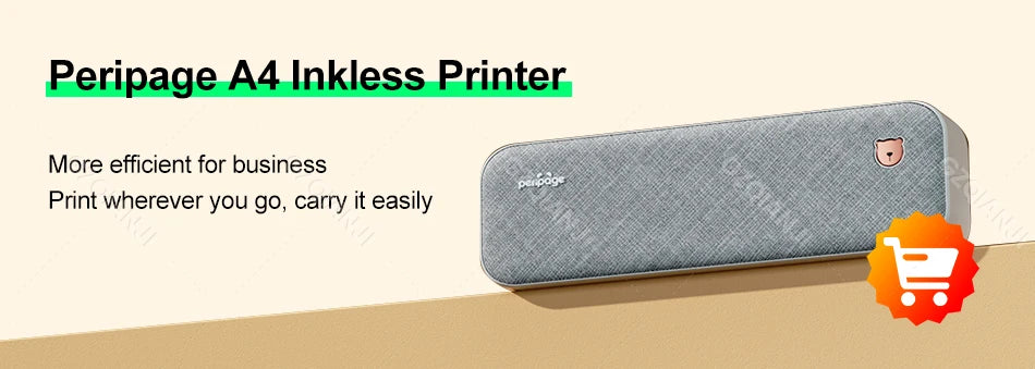 PeriPage A4-Thermopapier für A40-Drucker schnell trocknend