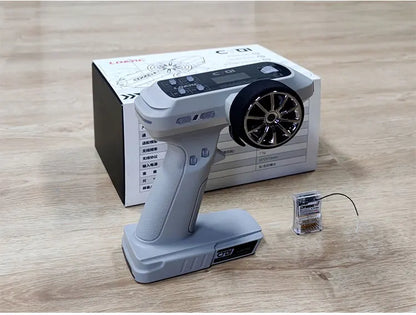 LDARC CT01 8CH Gun Control Fernbedienung CR1800 Empfänger RC Modell Auto Boot Englisch LCD Fernbedienung Daten Spannung Rückkehr