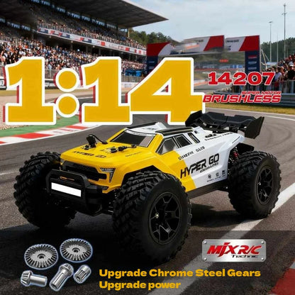 MJX HYPER GO 1/14 Neues bürstenloses 14207 14208 ferngesteuertes Auto Hochgeschwindigkeits-Monstertruck Geländewagen Kletterauto RTR Spielzeug