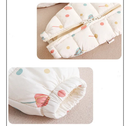 2023 Winter warmes Neugeborenes 3m 6m 9m 12m 18m 24m Kleinkind Kinder plus Samt Overall Muster dicke Jungen Mädchen Stram pler mit Schuhen