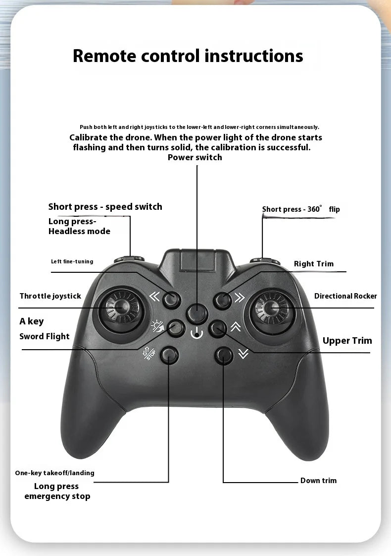 Ferngesteuertes fliegendes Schwert, ferngesteuertes Stunt-Flugschwert, neues ferngesteuertes ferngesteuertes Flugzeug, 360-Grad-Geste, ferngesteuertes Schwert