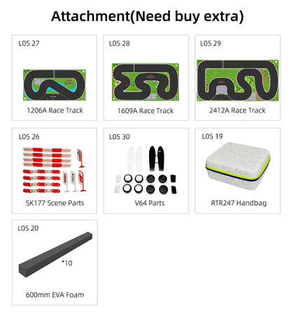LDARC 1:64 V64 RTR Mini Elektro-RC-Automodell 2,4 GHz Lange Akkulaufzeit Desktop-RC-Auto Mini-Rennwagen Unterhaltungsspielzeug