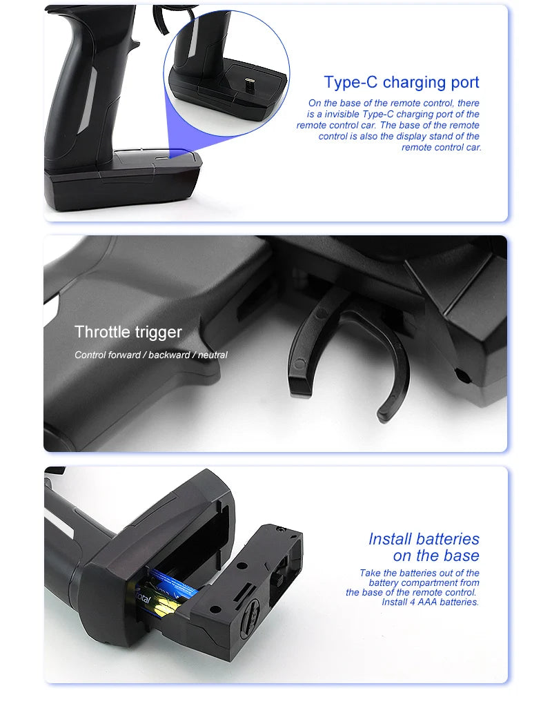 Turbo Racing 1/76 C76 Flat Running Racing MINI RTR Fernbedienung Modell On-road Auto Desktop Spielzeug für Erwachsene kinder Spielzeug