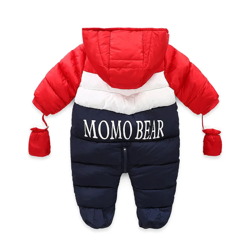Ircomll Neue Mode Baby Winter & Herbst Kleidung neugeborene Overall Innen Fleece Strampler Herbst Overalls Kinder Oberbekleidung