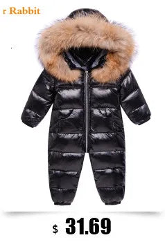 Neue geboren Warme Baby mantel Winter Mit Kapuze Strampler Dicke Overall Overalls Schneeanzug Kinder Jungen Kleidung kinder kleidung DropShipping