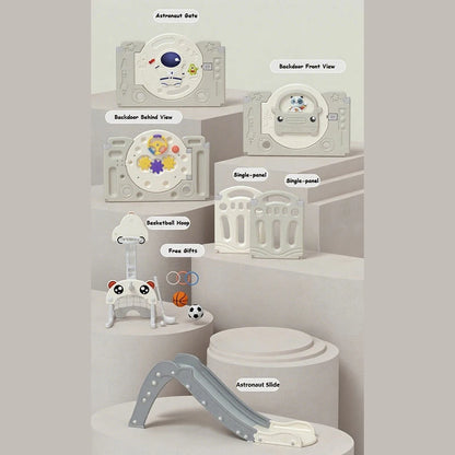 Baby Laufgitter Baby Spielplatz faltbare Baby Zaun Bett Kindersicherheit Barriere Zaun Spiel Laufstall Kinder Laufstall mit Spielmatte