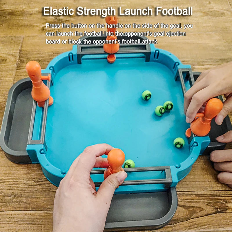 Kinder Flipper Brettspiele Tischspielzeug Fußball Marmor Schießen Flipper Schlacht Soziales Spiel Spaß Familie Party Interaktives Spielzeug
