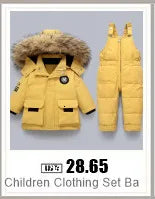 Neue geboren Warme Baby mantel Winter Mit Kapuze Strampler Dicke Overall Overalls Schneeanzug Kinder Jungen Kleidung kinder kleidung DropShipping