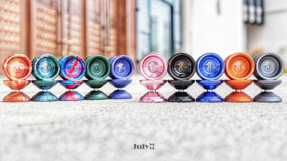 Juli Starling Yo-Yo 6061 Aluminium Legierung Berufs Spiel Spezielle Metall Yo-Yo 1A