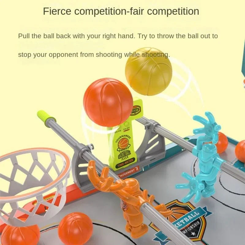 2025 Neuestes Desktop-Spiel für Kinder – Fingerspitzen-Basketball-Basketball-Schießbrett, Katapult, Fingerspitzen-Basketball-Tischspiele