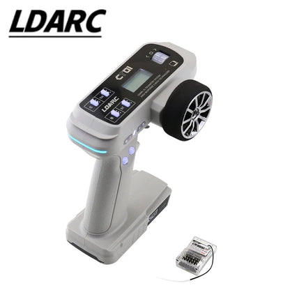 LDARC CT01 8CH Gun Control Fernbedienung CR1800 Empfänger RC Modell Auto Boot Englisch LCD Fernbedienung Daten Spannung Rückkehr