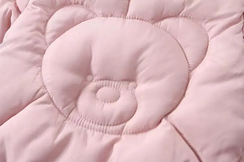 Winter Baby Strampler Einfarbig Cartoon Overall Integrierte Fleece Thermische Overalls Neugeborenen Babys Verdickt Outdoor Schnee Anzug