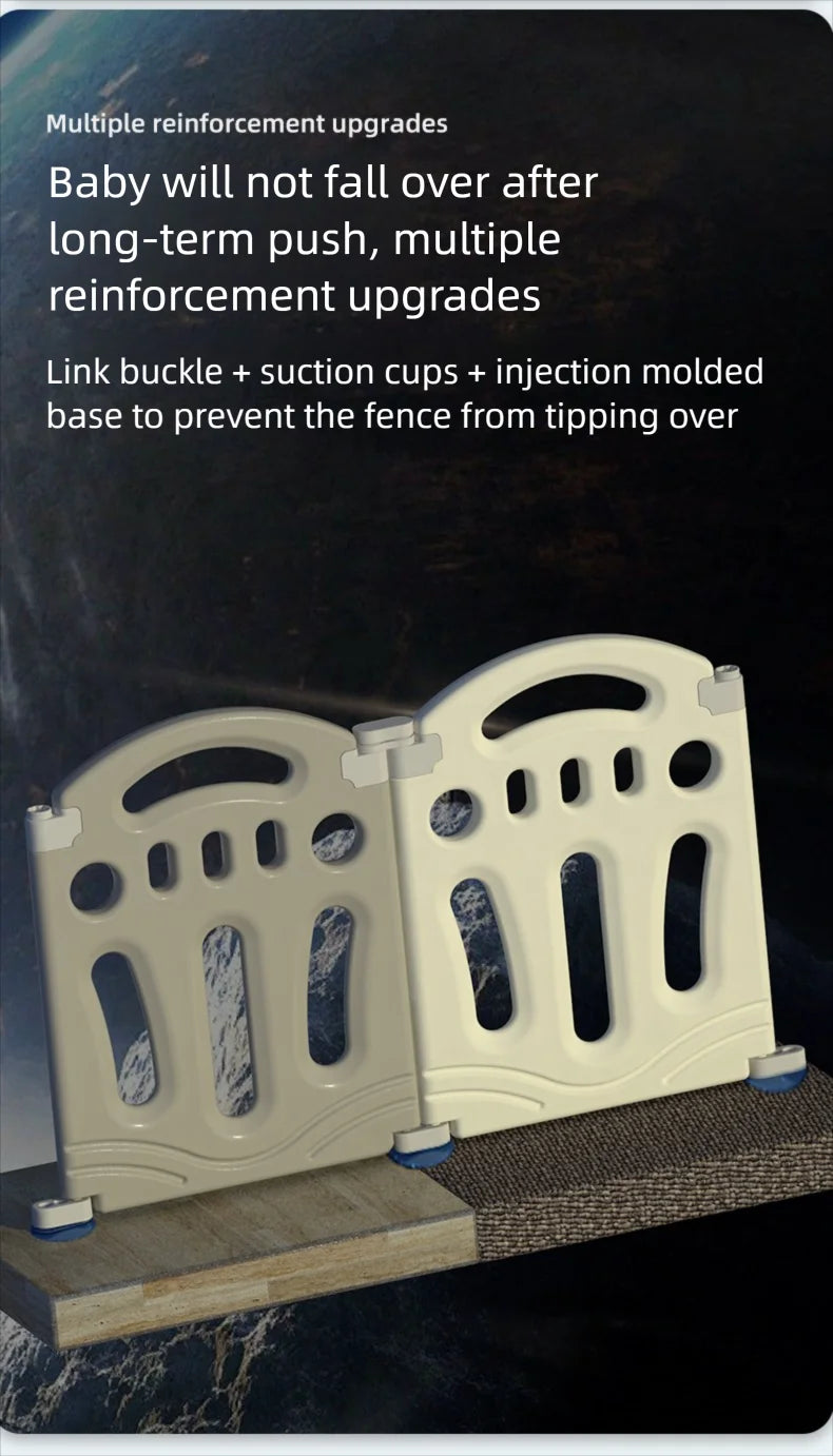 Baby Laufgitter Baby Spielplatz faltbare Baby Zaun Bett Kindersicherheit Barriere Zaun Spiel Laufstall Kinder Laufstall mit Spielmatte