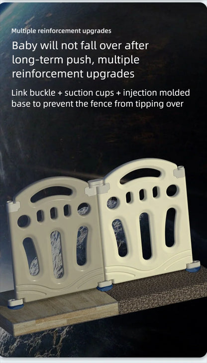 Baby Laufgitter Baby Spielplatz faltbare Baby Zaun Bett Kindersicherheit Barriere Zaun Spiel Laufstall Kinder Laufstall mit Spielmatte
