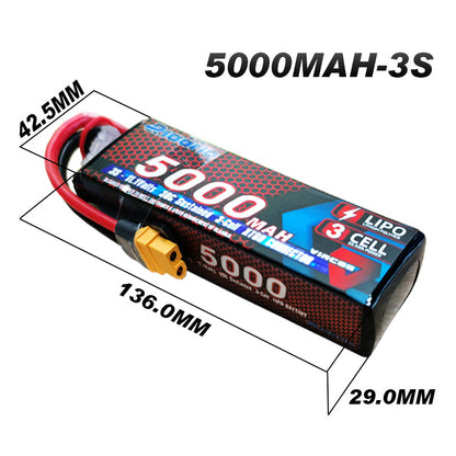 11.1V 5000mah 3S Lipo Battery XT60 Plug für Omni Terminator RC Monstertruck
