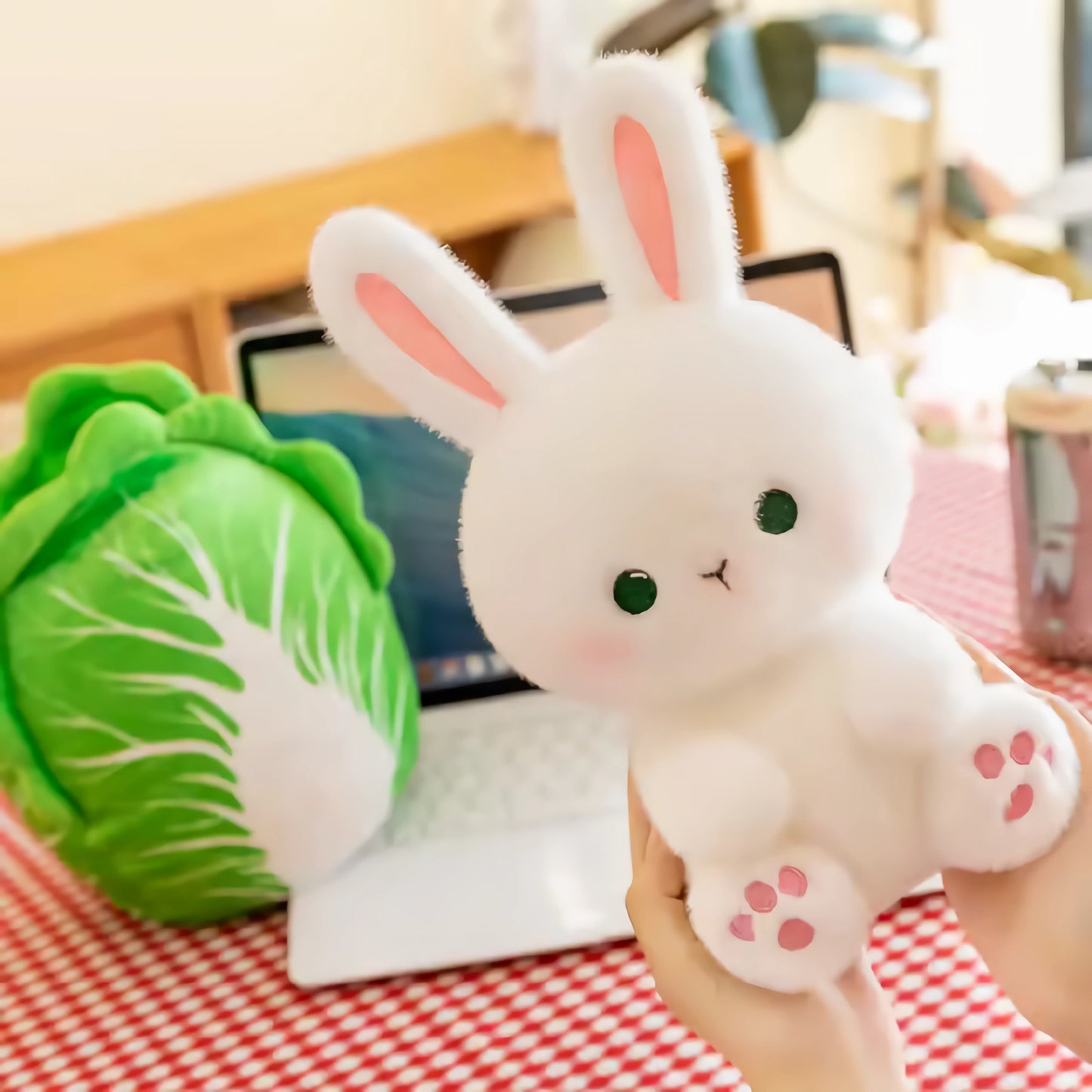 Kuscheltier wunderschöne Kaninchen Hasen Plüschtier Stofftier Plushie
