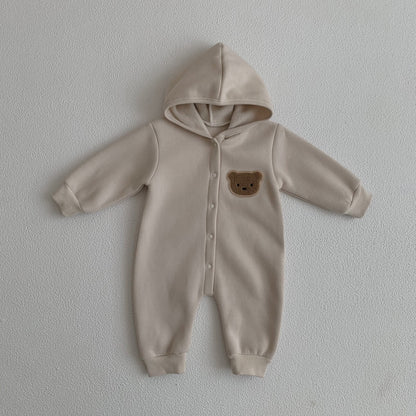 Baby Strampler Overall Schlafanzug Junge Mädchen warm