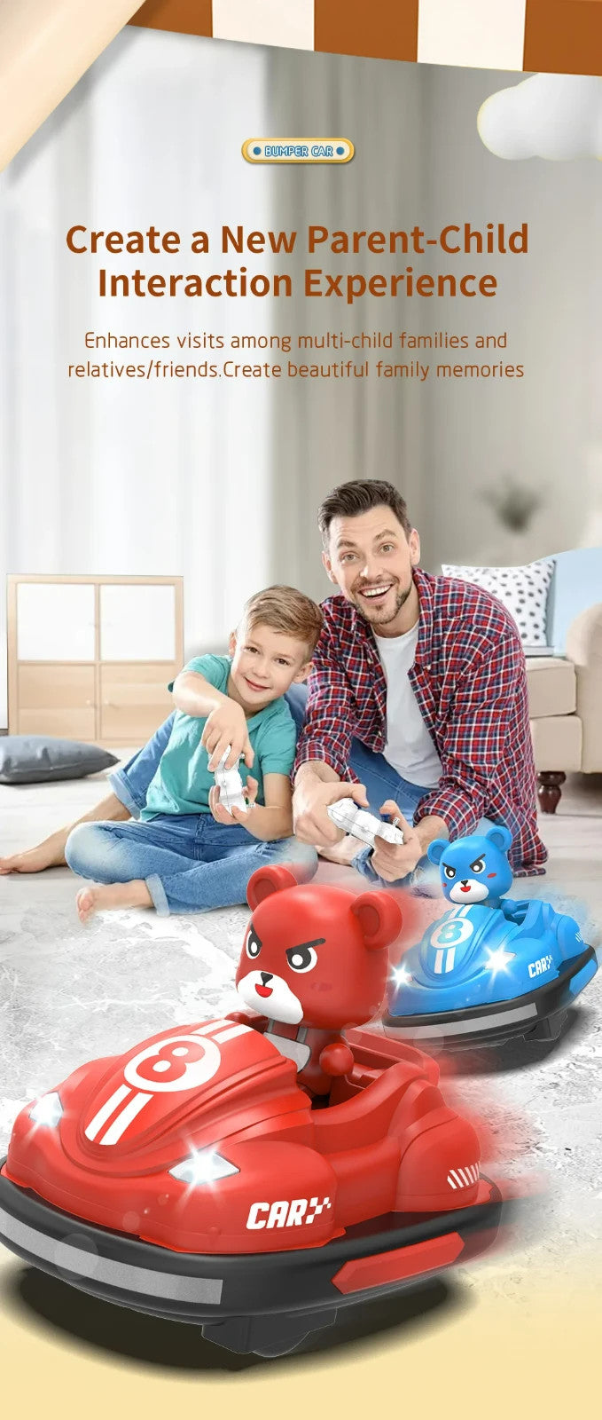 Autoscooter Fußball rc spielzeug Multiplayer Kinder Erwachsene Geschenk