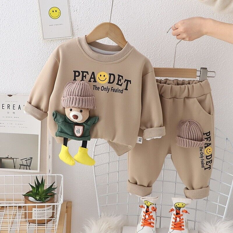 Baby Outfit Set Sweatshirt und Hose 2-teilig