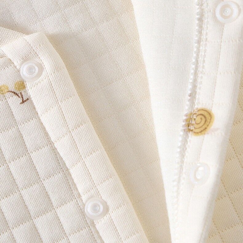 Baby Strampler Overall Schlafanzug 100% hochwerige Baumwolle Junge Mädchen warm