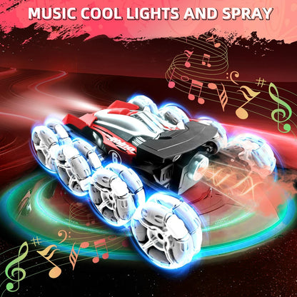 RC Auto 8-Rad-Antrieb Dual-Controller Gestensteuerung Spielzeug Geschenk mit Dampffunktion