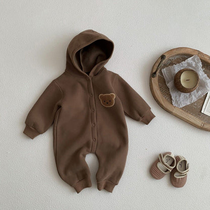 Baby Strampler Overall Schlafanzug Junge Mädchen warm