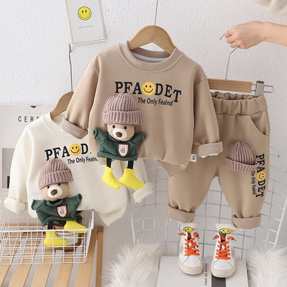 Baby Outfit Set Sweatshirt und Hose 2-teilig