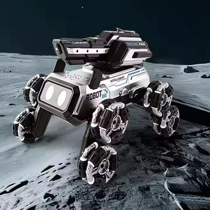 Gesten- und Controller-gesteuertes 8-Rad RC Auto Roboter mit eingebauter Wasserpistole (+7 Meter Reichweite)